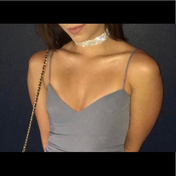 Faux diamond choker - Picture 3 of 3